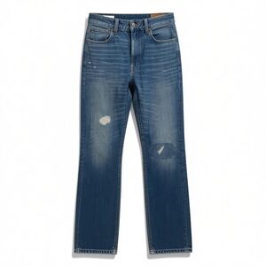 Rivet & thread limited-edition, high-rise, relaxed straight-leg style
